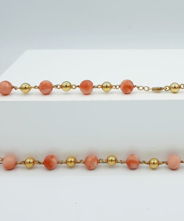 Collier Corail Or Jaune 18K
