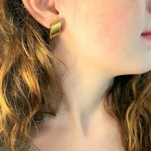 Boucles d'oreilles or jaune 18K