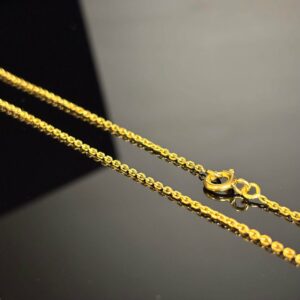 Collier Maille forçat or jaune