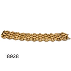 Bracelet Manchette Or Jaune 18K