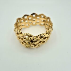 Bracelet Manchette Or Jaune 18K