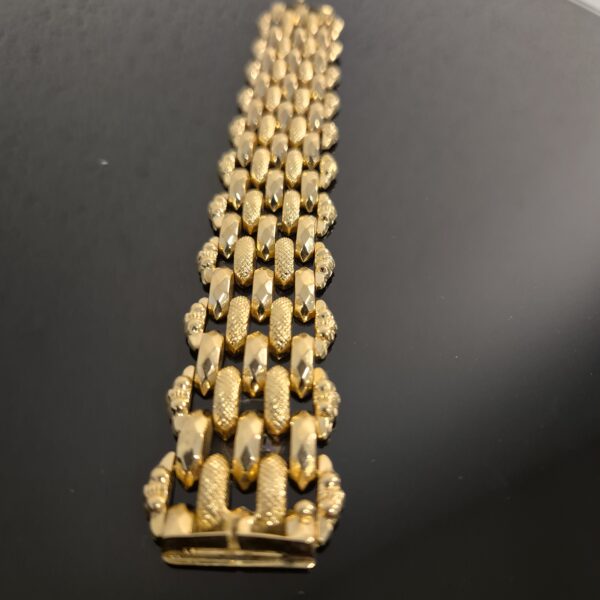 Bracelet Manchette Or Jaune 18K