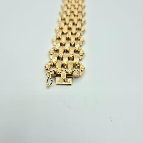 Bracelet Manchette Or Jaune 18K