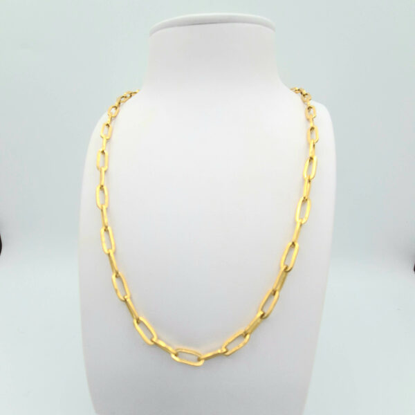 Collier Or Jaune Maille Forçat 18K