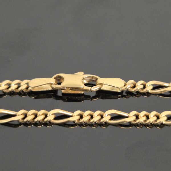 Bracelet Maille Figaro Or Jaune