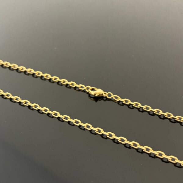 Collier Maille Forcat Or Jaune 18K