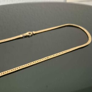 Collier Maille Anglaise Or Jaune