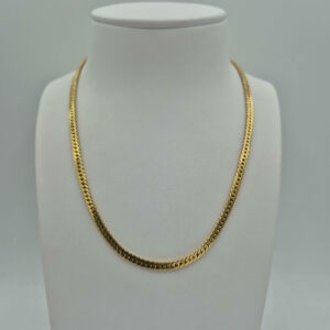 Collier Maille Anglaise Or Jaune