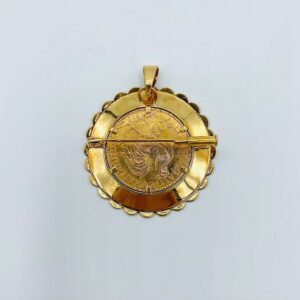 pendentif porte pièce coq marianne