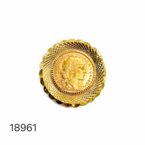 pendentif porte pièce coq marianne