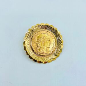 pendentif porte pièce 20 Frs Coq Marianne