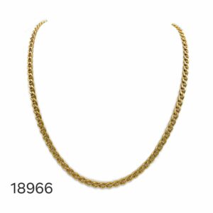 Collier Maille Hermes Or Jaune 18K, Poids 19,65g