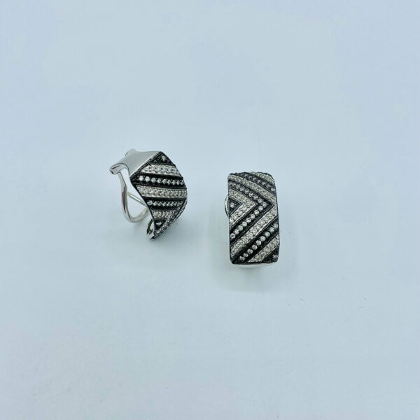 Boucles d'oreilles Or Blanc Et Diamants