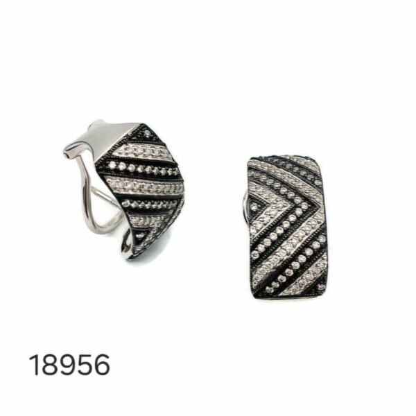 Boucles d'oreilles Or Blanc Et Diamants