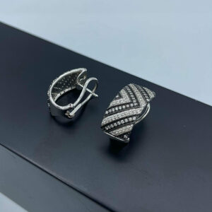 Boucles d'oreilles Or Blanc Et Diamants