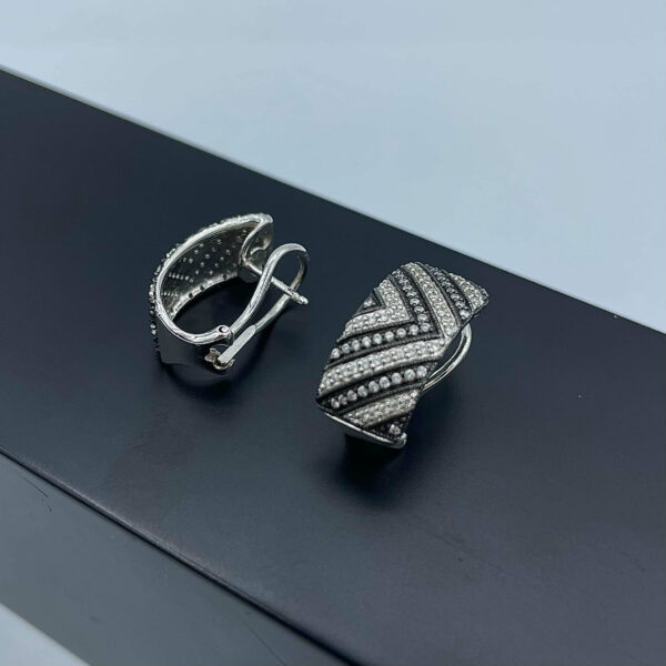 Boucles d'oreilles Or Blanc Et Diamants