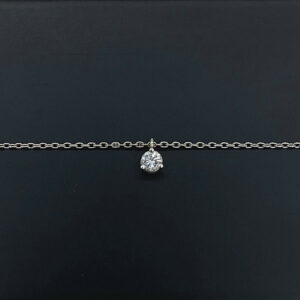 Collier Or Blanc Diamant