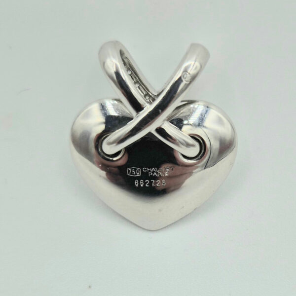 18965 Pendentif Coeur Chaumet Or Blanc