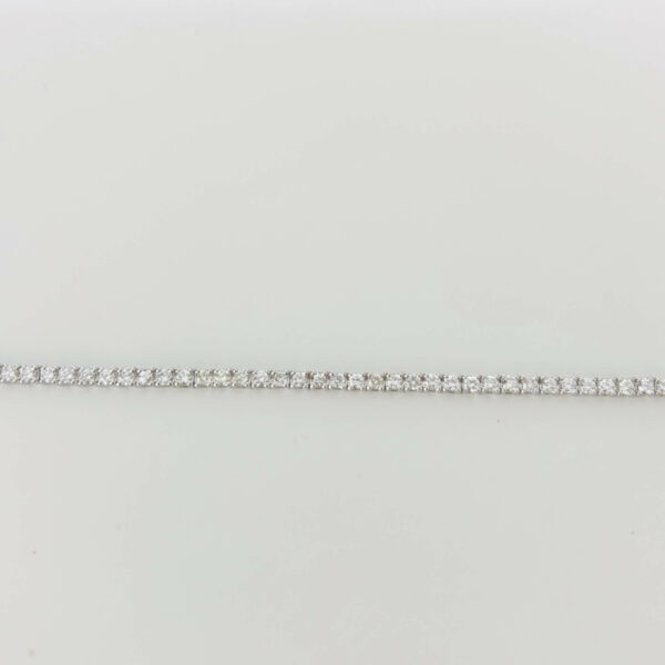 Bracelet Tennis Or Blanc Diamants