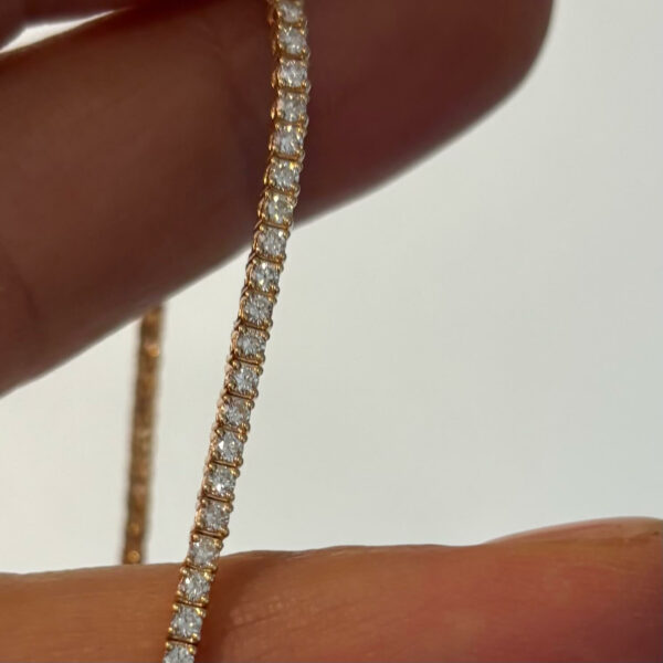 Bracelet style Tennis Or Jaune diamants