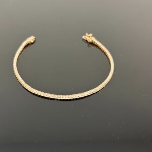 Bracelet Style Tennis Or jaune Diamants