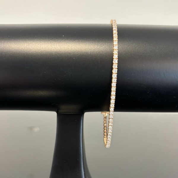 Bracelet Style Tennis Or Jaune Diamants