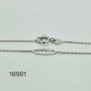 Bracelet Or Blanc Et Diamant