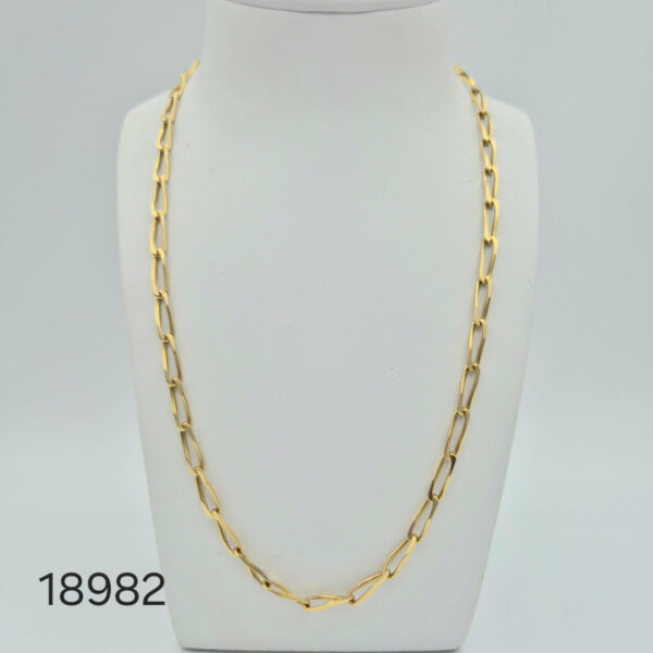 Collier Maille Cheval Or Jaune