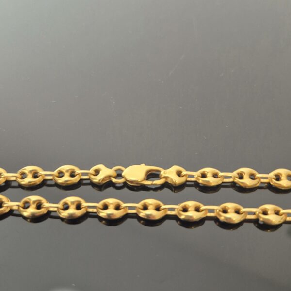 Collier Maille Grain de Café Or Jaune
