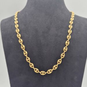 Collier Maille Grain de Café Or Jaune