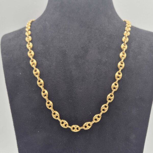 Collier Maille Grain de Café Or Jaune