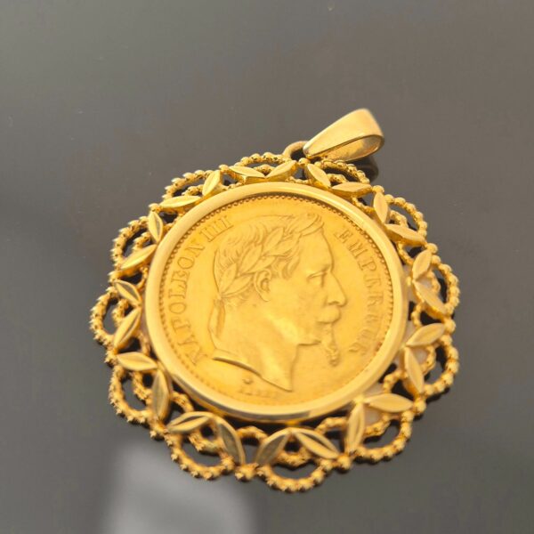 Pendentif Porte Pièce 20 Frs Napoléon