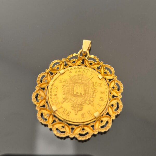 Pendentif Porte Pièce 20 Frs Napoléon