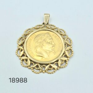 Pendentif Porte Pièce 20 frs Napoléon