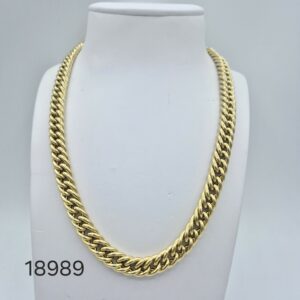 Collier Maille Gourmette Or Jaune 18K