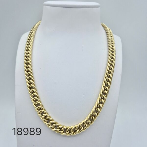 Collier Maille Gourmette Or Jaune 18K