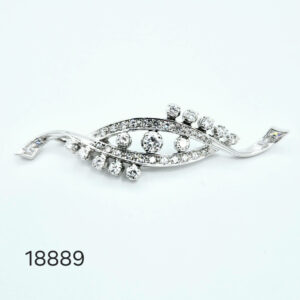 Collier Pendentif Or Blanc Et Diamants