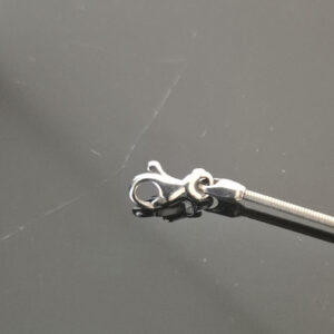 Collier Torque Or Blanc 18K