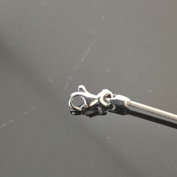 Collier Torque Or Blanc 18K