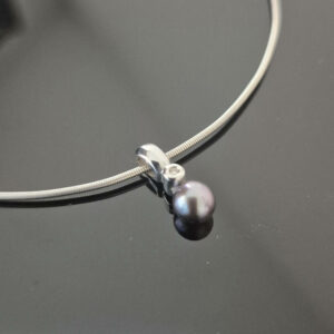 Collier Torque Or Blanc 18K