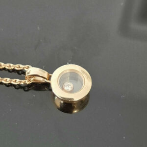 Collier Chopard Happy Diamonds Or Rose