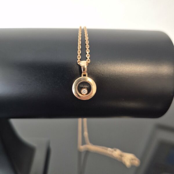 Collier Happy Diamonds Chopard Or Rose