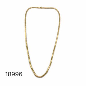 Collier Or Jaune Maille Fantaisie