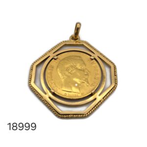 Pendentif Porte Pièce 20 Frs Napoléon
