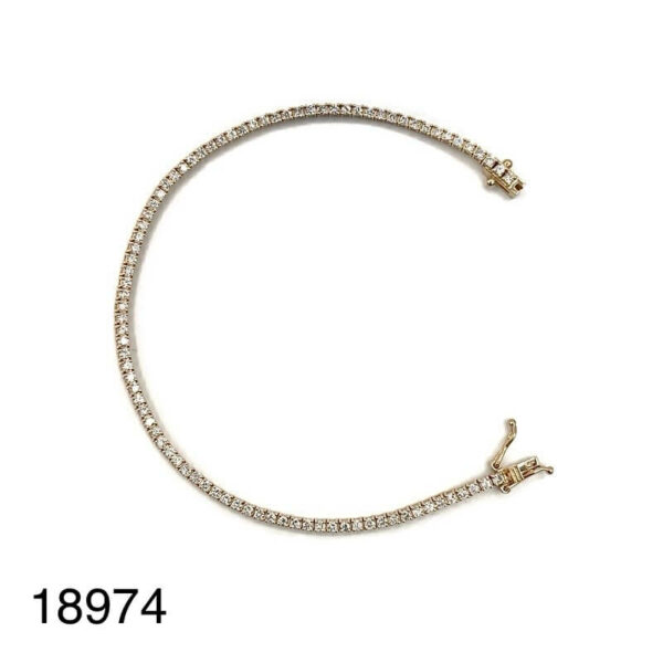 18974 Bracelet Rivière Diamants