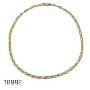Collier Maille Cheval Or Jaune