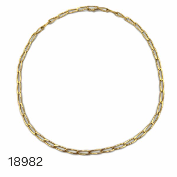 Collier Maille Cheval Or Jaune