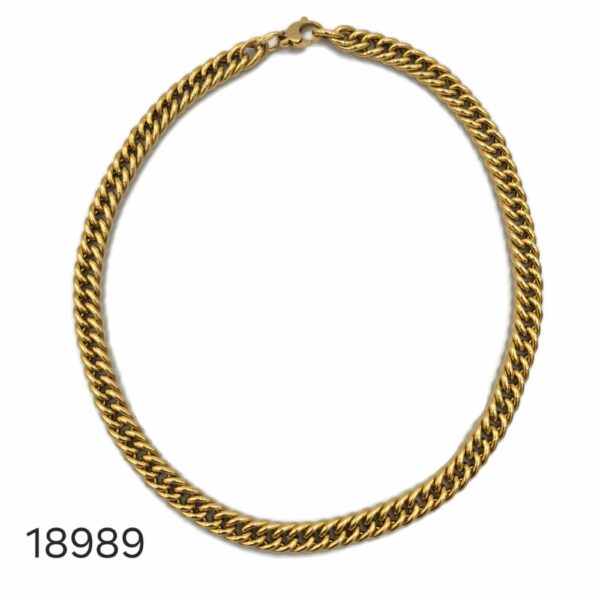 Collier Maille Gourmette Or Jaune