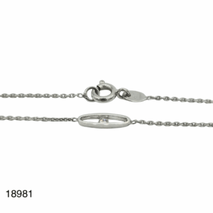 Bracelet Or Blanc Diamant