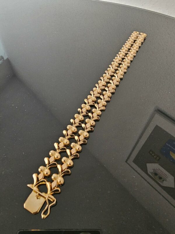 Bracelet Maille Fantaisie Or Jaune 18K